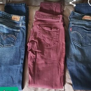 Sz1, Vans & Levi's jeans, skinny fit, bundle x3